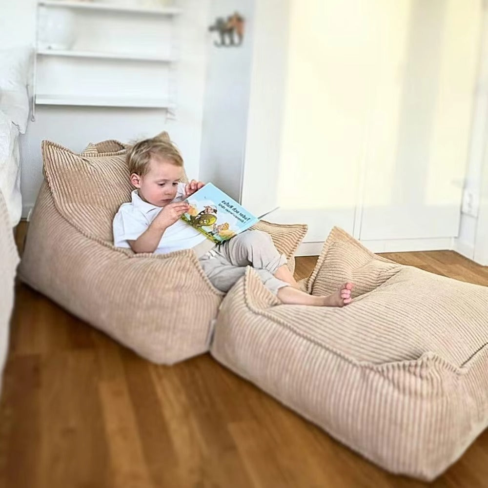 High-Quality Lazy Bean Bags – Memory Foam, Sofa Bed Sets, Modern Fabric, Factory Direct