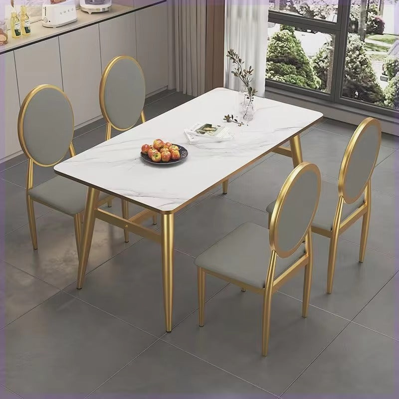Modern Minimalist Light Luxury Dining Sets – Internet Famous, Milk Tea Shop & Home Use