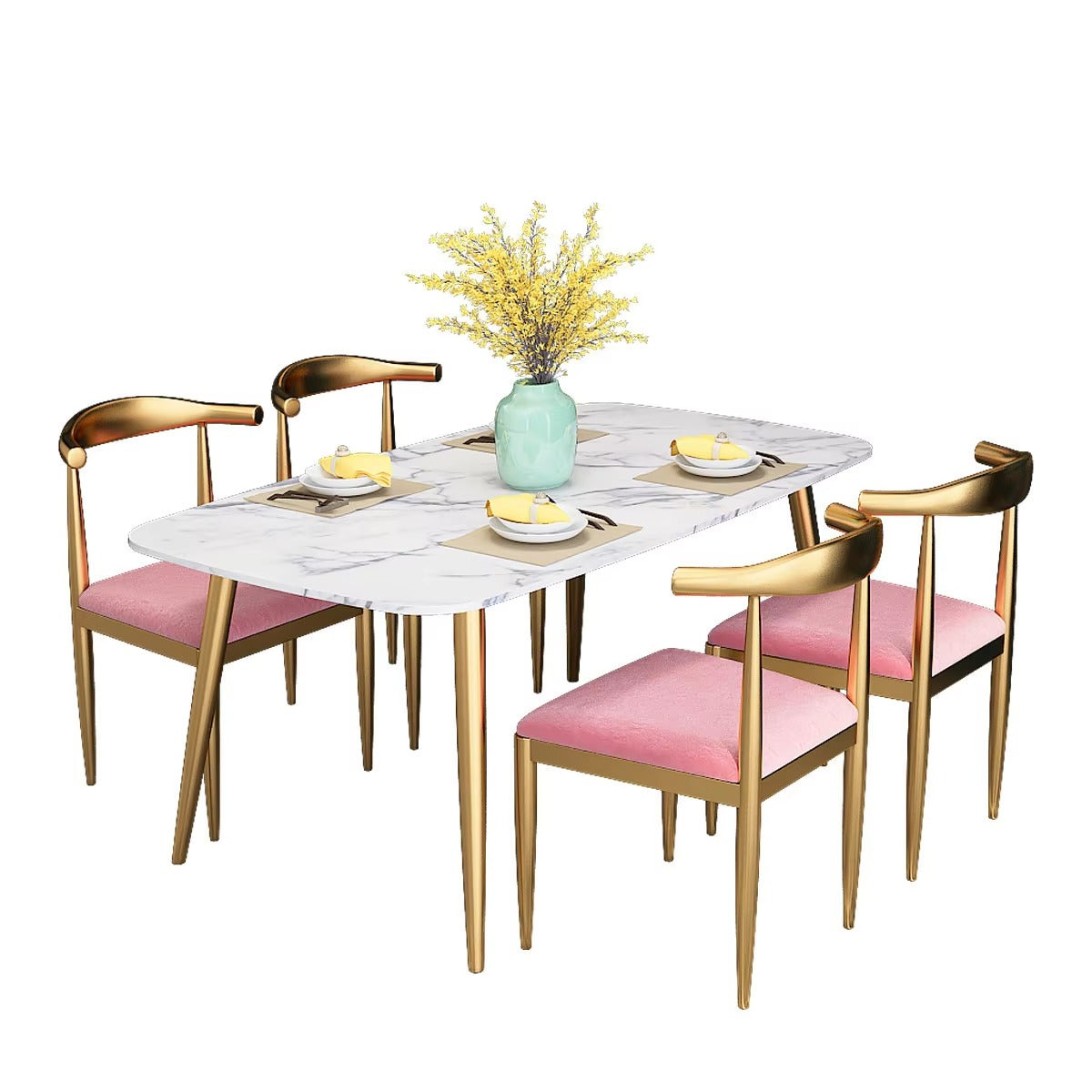Luxurious Modern Marble Dining Sets – 4/6/8 Seaters, Dining Room Furniture
