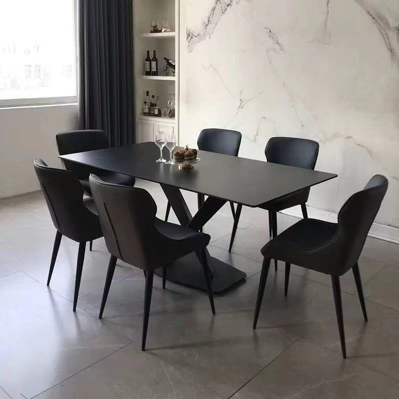 Italian Simple Rock Plate Tables – Multi-functional, Telescopic, Modern, Home Dining Use