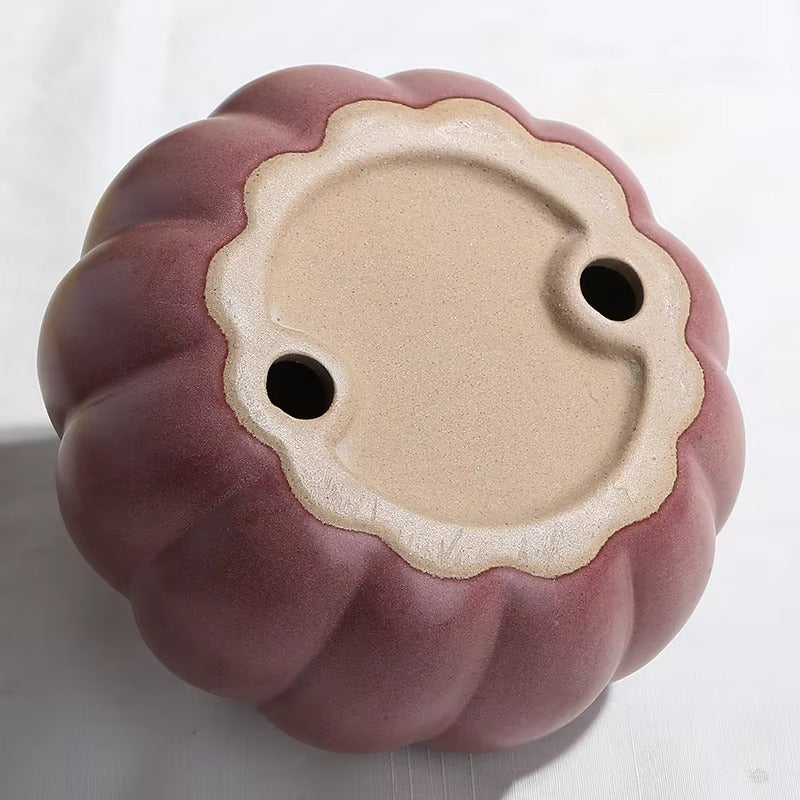 Wholesale Cheap Creative Matte Ceramic Pumpkin Ornaments for Hallowmas Home Decoration