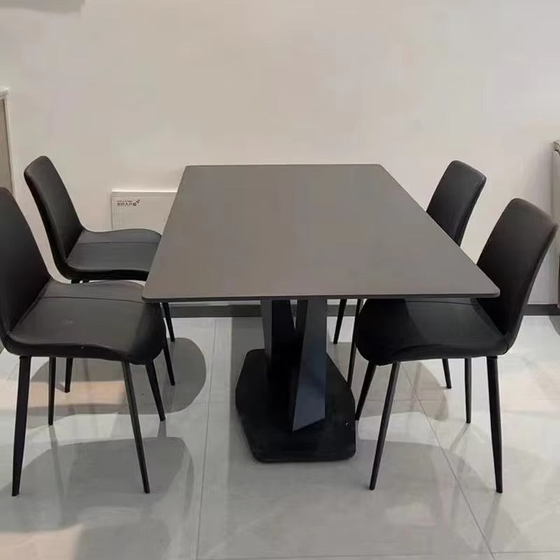Italian Simple Rock Plate Tables – Multi-functional, Telescopic, Modern, Home Dining Use