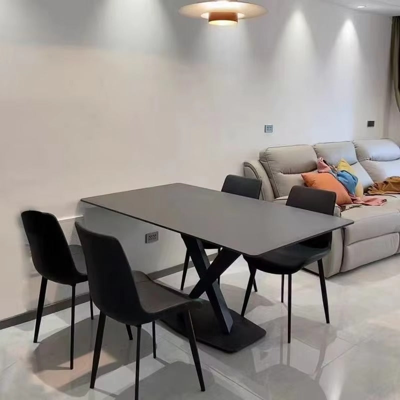 Italian Simple Rock Plate Tables – Multi-functional, Telescopic, Modern, Home Dining Use