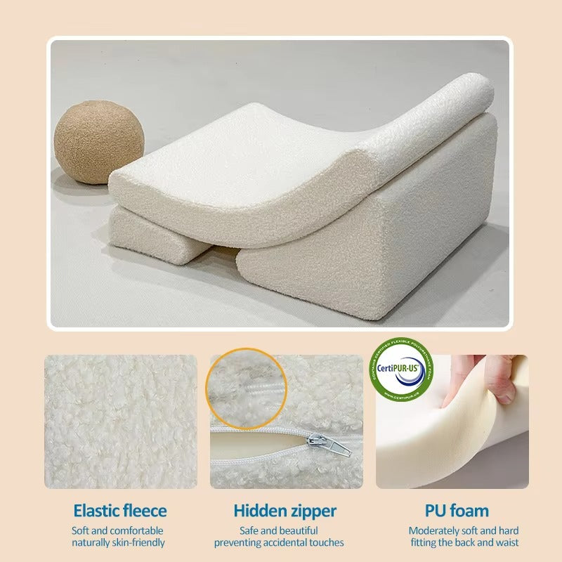 Soft Foam Kids Sofas – Wholesale, Modular Play Couch, Compressed Moon Sofa, Single Chair