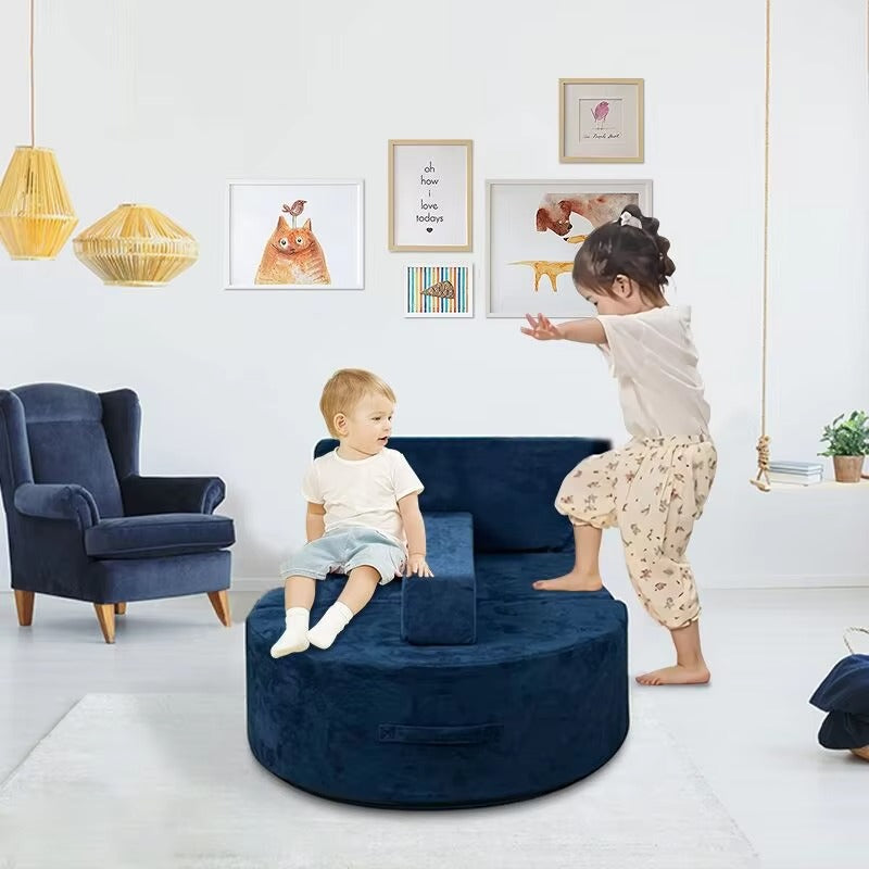 New Arrival Modular Soft Foam Kids' Play Couches – Nugget Style, Indoor Playroom Use
