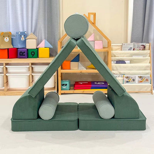 Modern Modular Kids' Foam Play Couches – Convertible, Indoor, Bedroom Use, Factory Direct