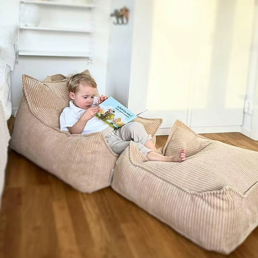 High-Quality Lazy Bean Bags – Memory Foam, Sofa Bed Sets, Modern Fabric, Factory Direct