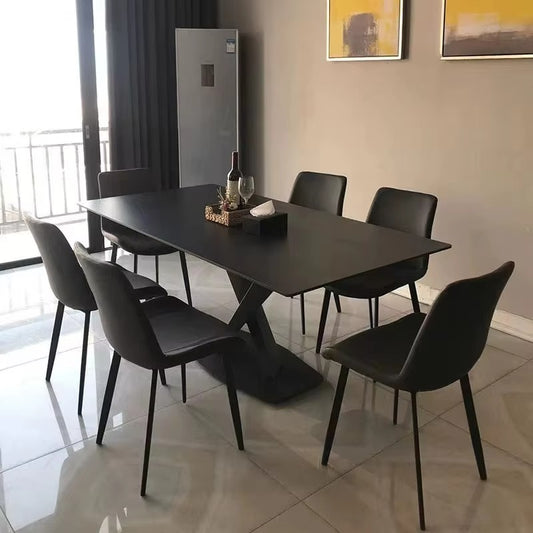 Italian Simple Rock Plate Tables – Multi-functional, Telescopic, Modern, Home Dining Use