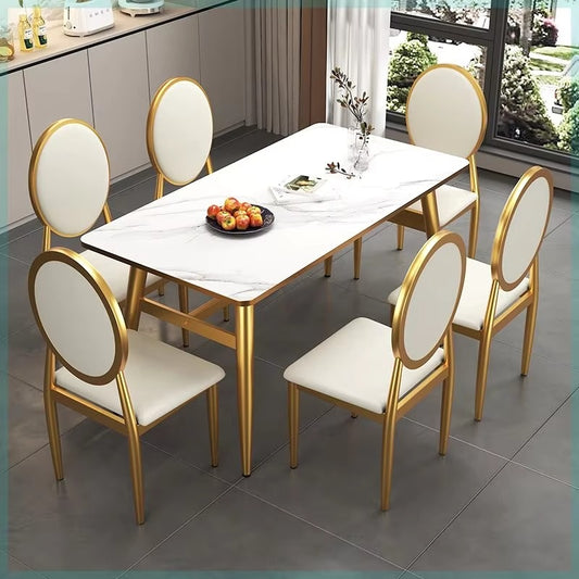 Modern Minimalist Light Luxury Dining Sets – Internet Famous, Milk Tea Shop & Home Use