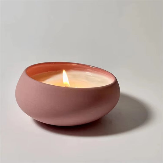 New Arrival Wholesale Cheap Handmade Ceramic Candle Bowls – Empty Matte Jars, Christmas Decor