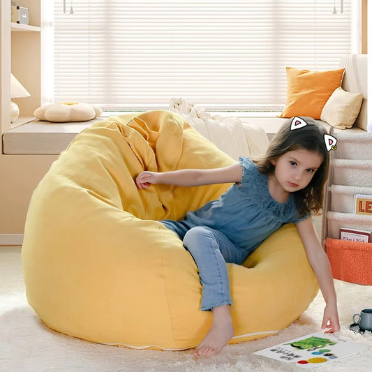 Modern Kids' Bean Bag Sofas – Comfortable, Convertible, Fabric/Cotton, Multi-Style Designs