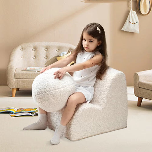 Kids' Bean Bag Floor Sofas – With Handles, Living Room Accent, For Gaming/Reading/Relaxing