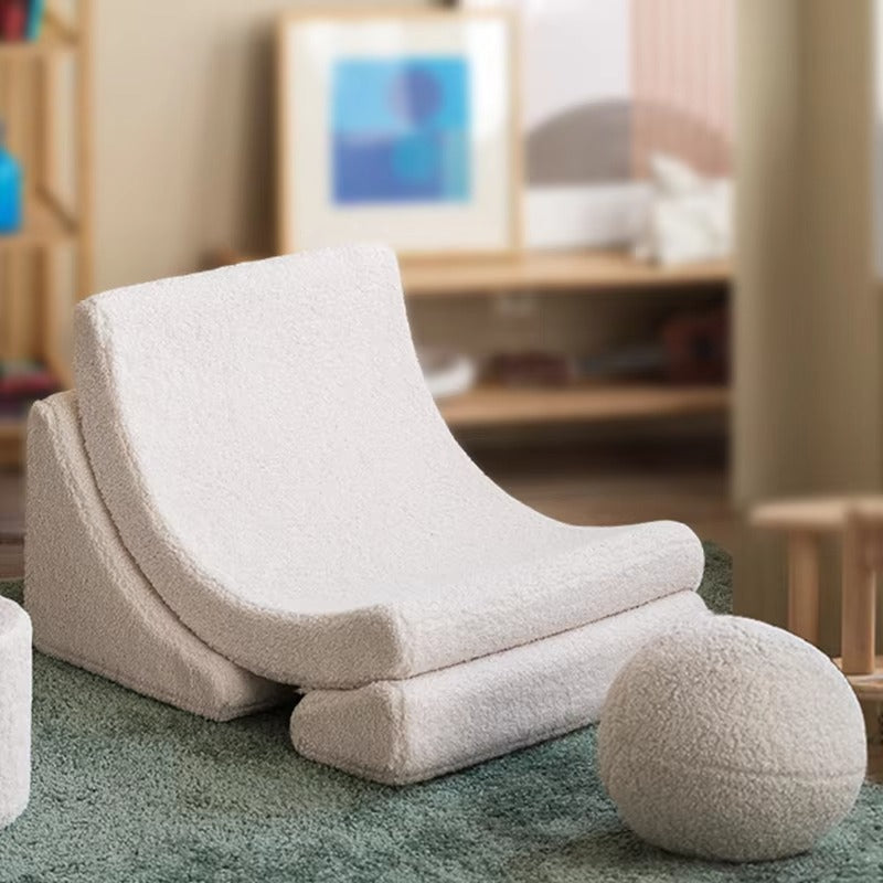 Soft Foam Kids Sofas – Wholesale, Modular Play Couch, Compressed Moon Sofa, Single Chair