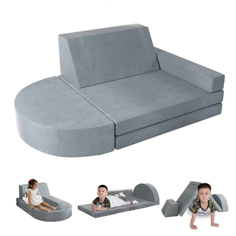New Arrival Modular Soft Foam Kids' Play Couches – Nugget Style, Indoor Playroom Use