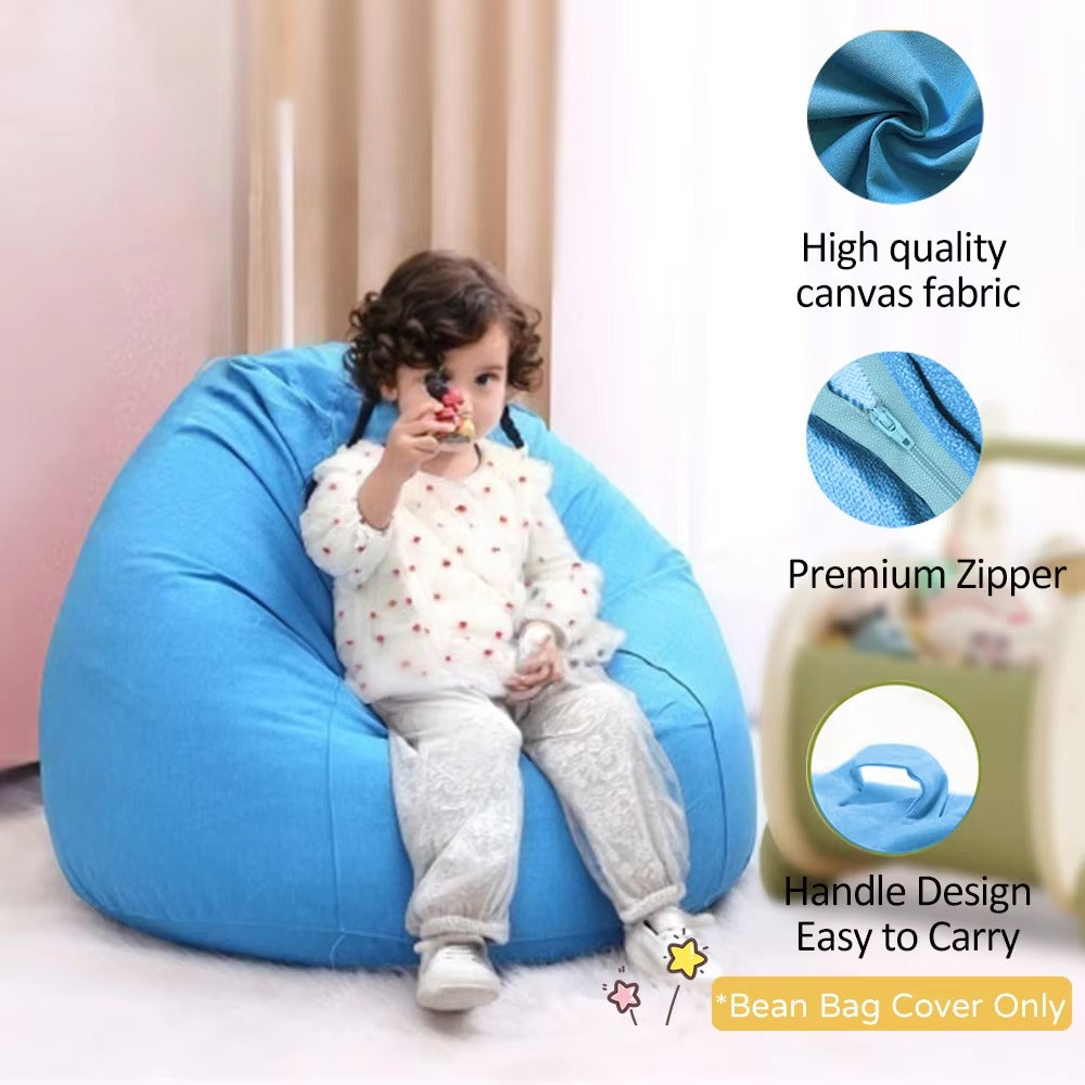 Modern Kids' Bean Bag Sofas – Comfortable, Convertible, Fabric/Cotton, Multi-Style Designs