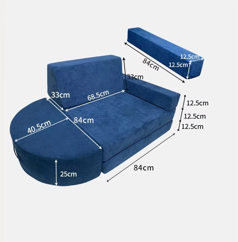 New Arrival Modular Soft Foam Kids' Play Couches – Nugget Style, Indoor Playroom Use