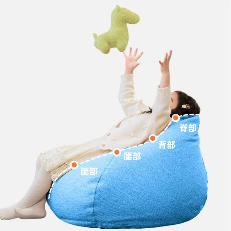 Best-Selling Modern Bean Bag Sofas – Economical, Lazy Style, Waterproof, Foldable, Fabric-Upholstered