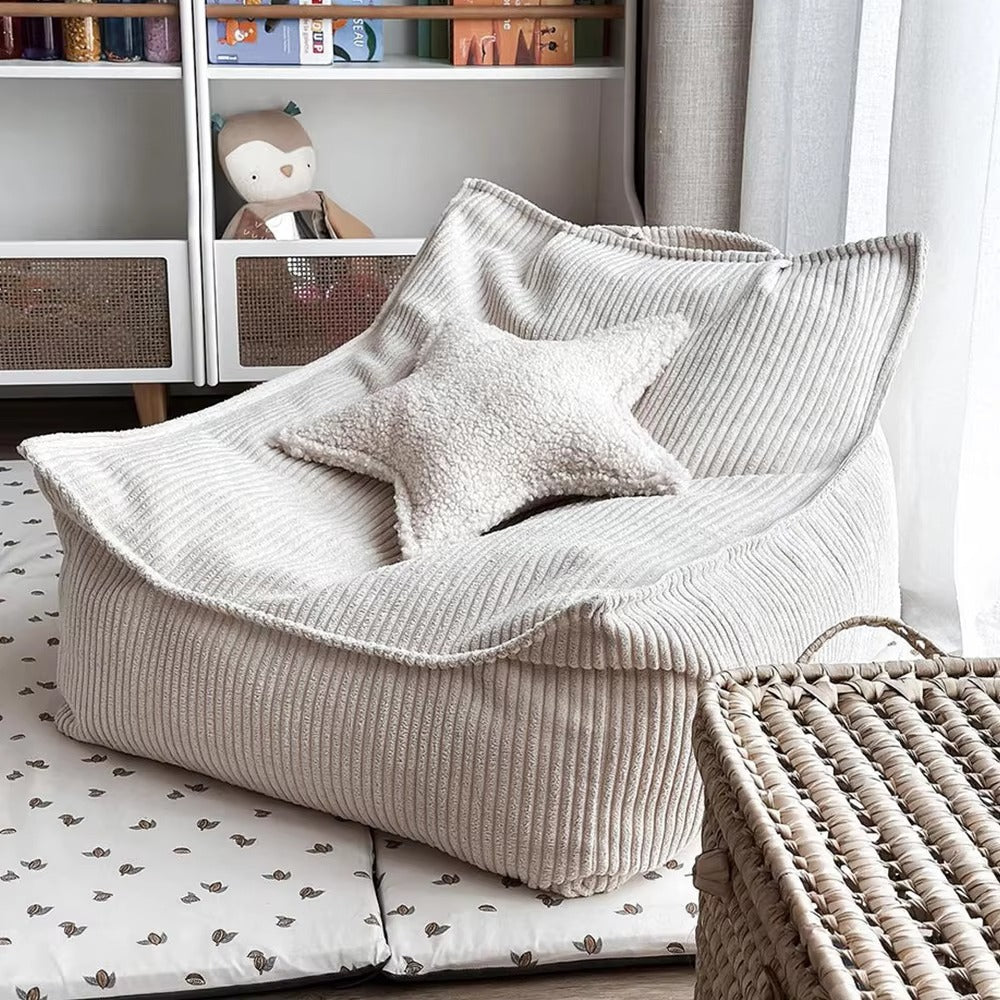 High-Quality Lazy Bean Bags – Memory Foam, Sofa Bed Sets, Modern Fabric, Factory Direct